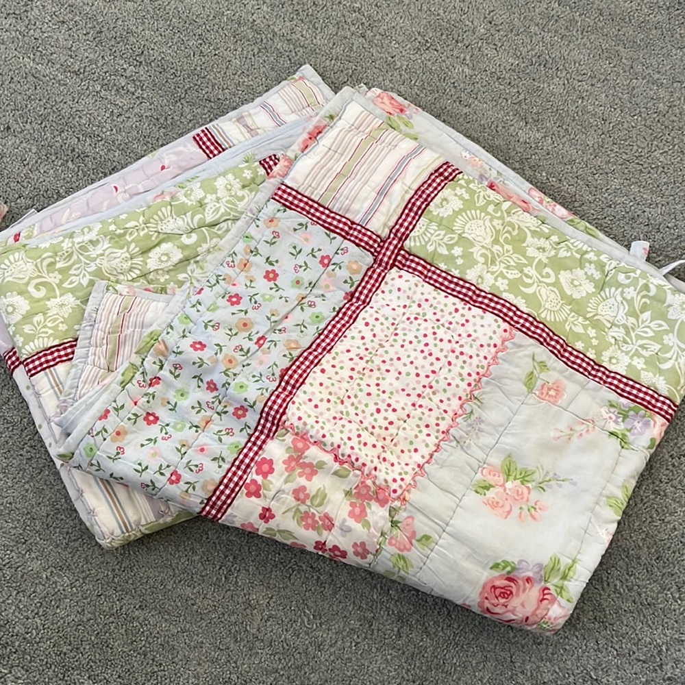 TWO Pottery Barn Kids Quilted Shams